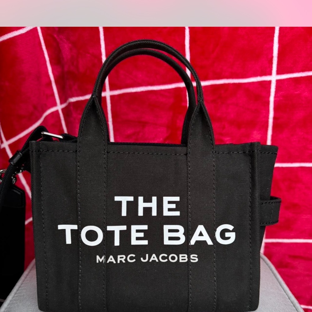 Marc Jacobs Black Canvas Tote Bag